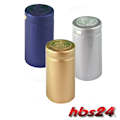 Anschrumpfkapseln 34 mm für Weinflaschen mit Korken oder Schraubverschluss hbs24
