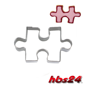 Ausstecher Puzzle Teil 6 cm Edelstahl - hbs24
